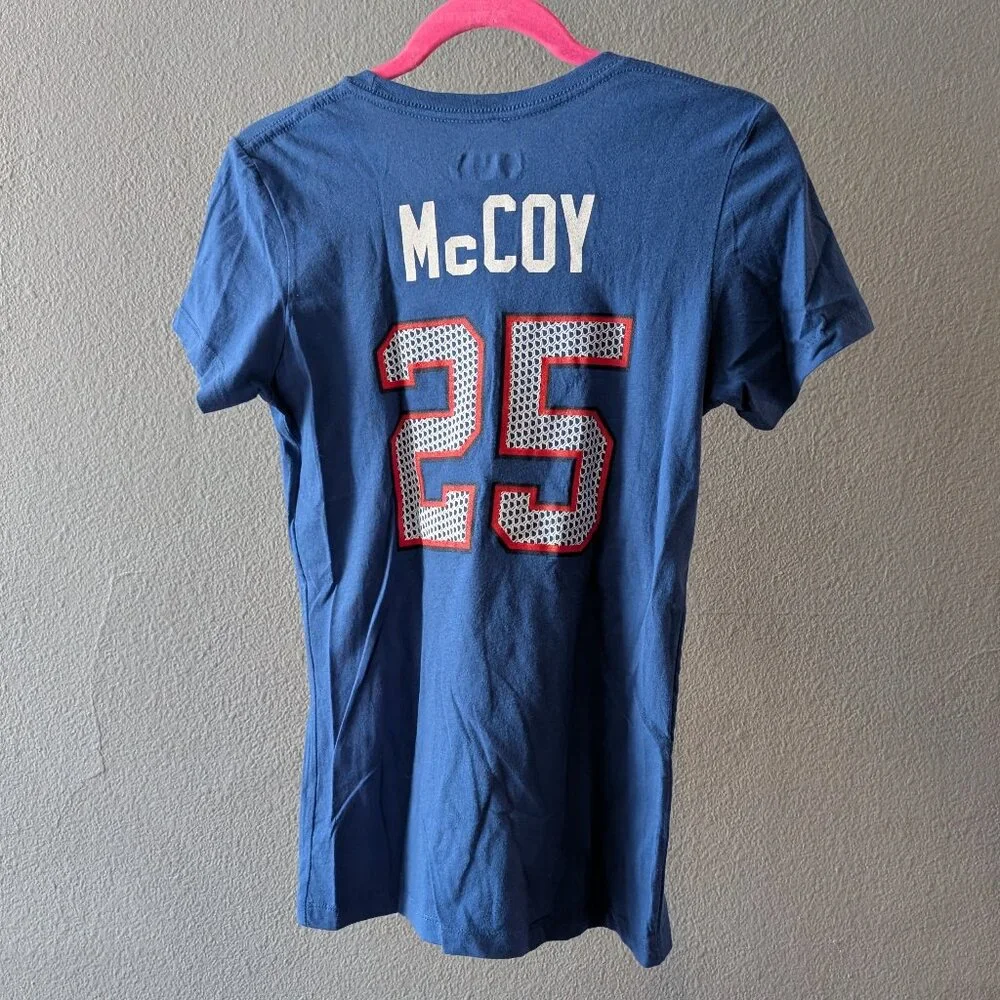 NWT Women's Fitted Buffalo Bills McCoy 25 Shirt Sz S - Picture 3 of 7